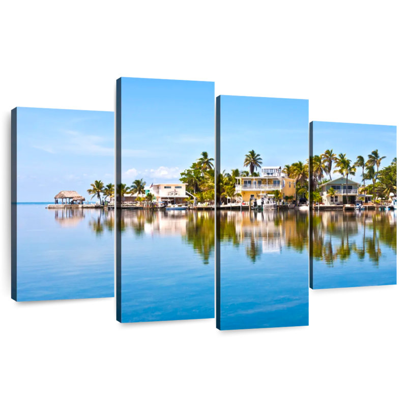 Gillard Key West Seaside Town, 48" H x 75" W
