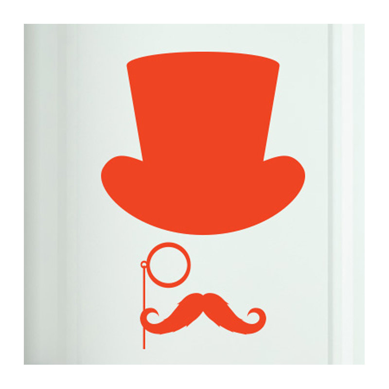 Wall Decal, Orange