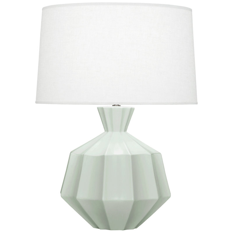 Orion 27" Table Lamp, 27" H x 19.5" W x 19.5" D, Matte Celadon