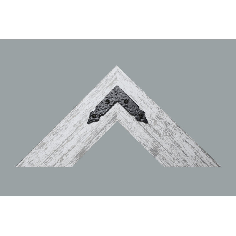 Miroir pleine grandeur Capirano, H 66 po x l 31 po, Blanc patiné