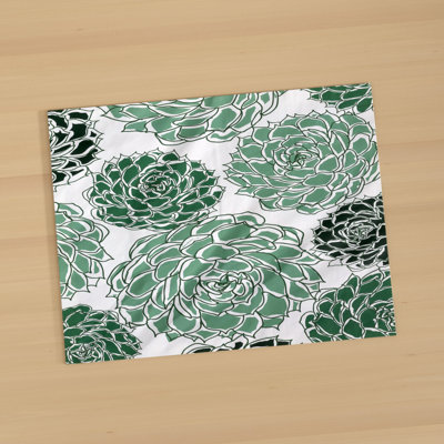 Gorrell Polyester Floral Rectangle Placemat