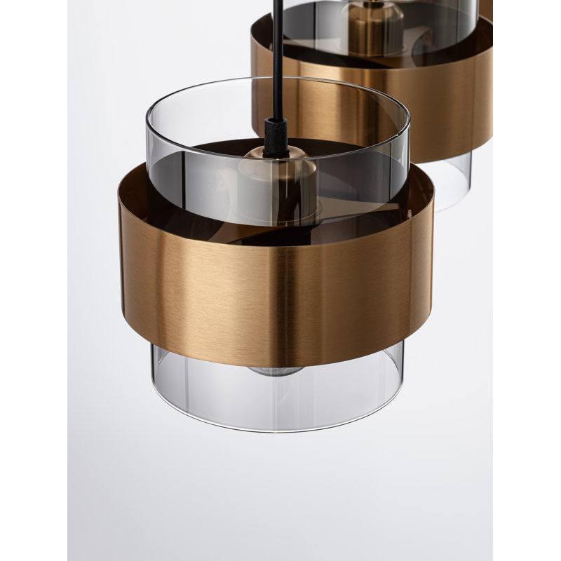 3 - Light Black Drum Pendant