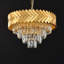 Lustre moderne en cristal 5 lumières