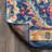 Lathan Bohemian FLAIR Boho Vintage Medallion Blue/Multi Rug-595814630