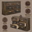 Commode 6 tiroirs Akers