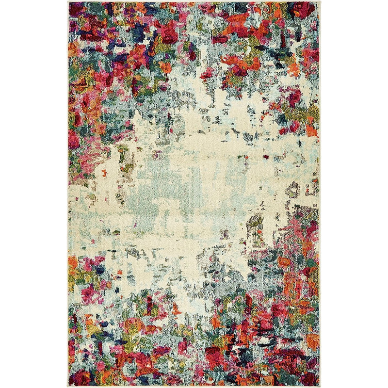 Quinlin Abstract Indoor Rug, Rectangle 4' x 6'