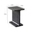 Isy Accent End Table, 15 Inch I-Beam Shaped Marble-115291613