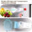 Mini Refrigerator 3.2 Cu.Ft with Freezer, Adjustable Thermostat Removable Glass Shelves, Quiet Energy-Saving Small Fridge for Apartment Dorm Office Kitchen, Black-124624914