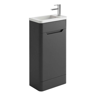450mm Single Bathroom Vanity with Polyglomerate Basin