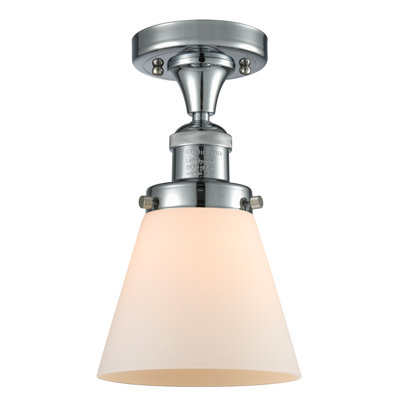 Glass Semi Flush Mount