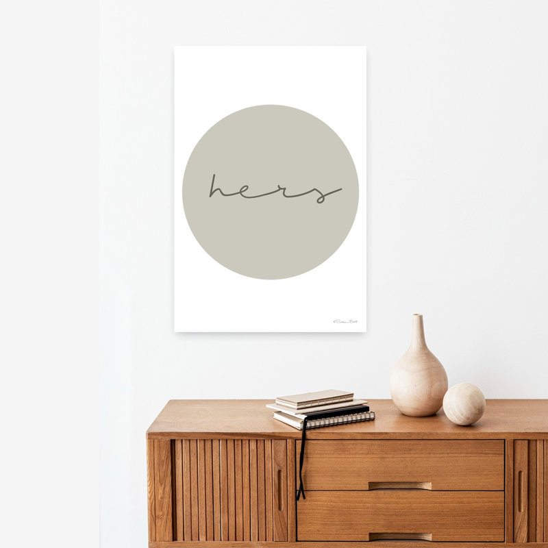 «Her Circle», art contemporain abstrait, H 24 po x l 16 po