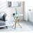 Landgraf Glass Top Round Coffee Table,Cocktail Table,Glass End Table-1042096008-944003058