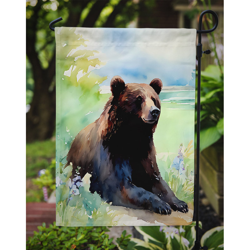 Drapeau du jardin de l'ours noir américain
