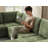 Pull-Out Sofa With Storage Chaise, Upholstered Couch-406229591