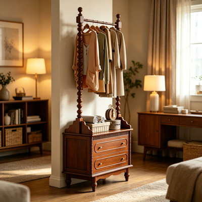 Vintage Hall Tree Coat Rack