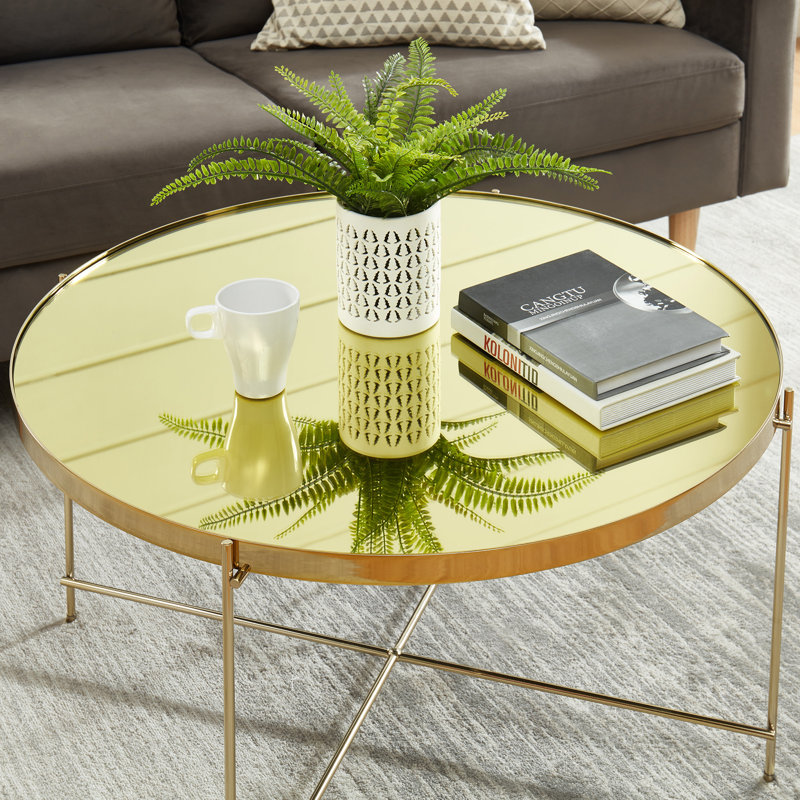 Table de bout cylindrique Ingwald, Vert