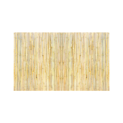 Natural Rolled Bamboo Fence Panel, 4 ft. H x 8 ft. L, Moso Bamboo Privacy Screening
