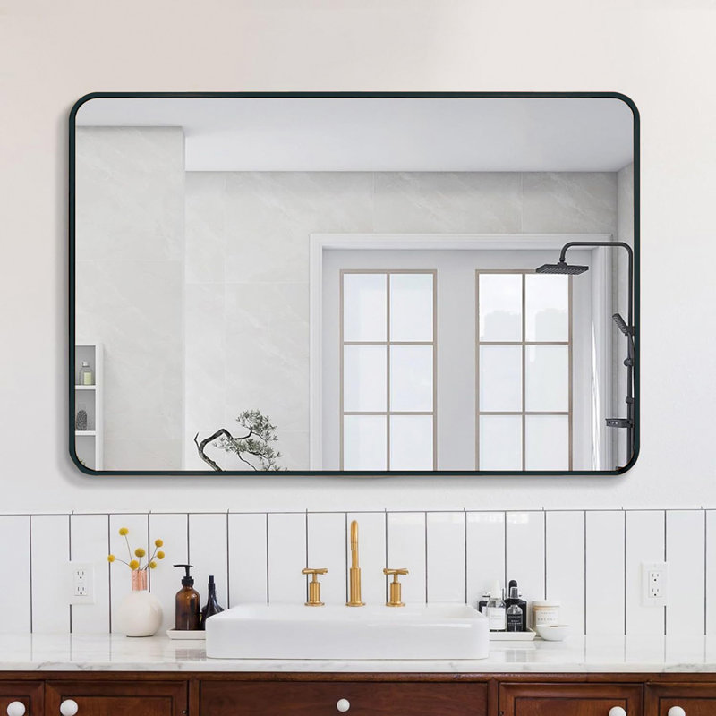 Rectangle Mirror, Black