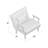Kono Linen Teen Convertible Chair-779837477