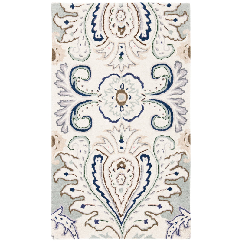 Tapis en laine tuftÃ© Ã  la main Haryan, Rectangulaire 3 pi x 5 pi