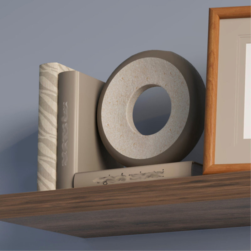 Grey Walnut Floating Shelf