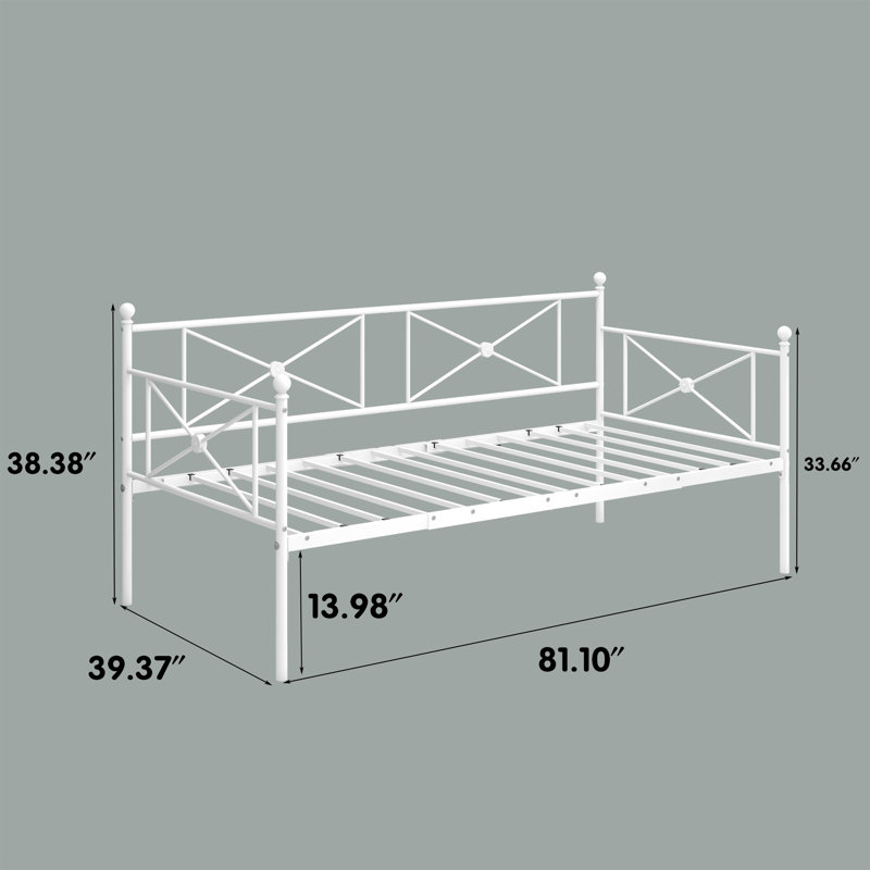 Zawacki Daybed, White, None