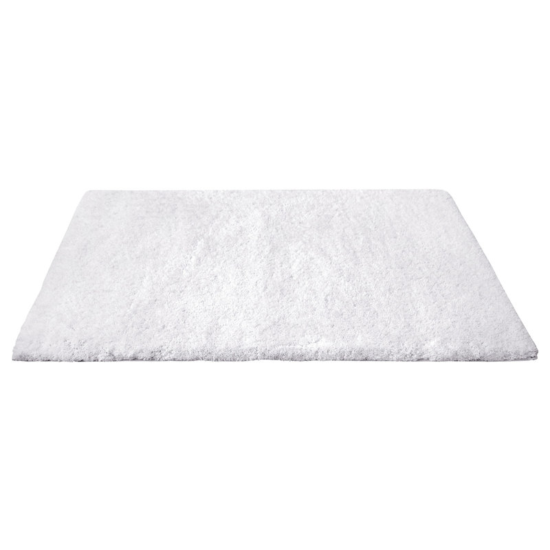 Siena Non-Slip Bath Rug, White, 70 x 120cm