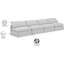 Canapé rembourré 140 po Itala-98496964