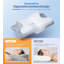Oreiller rafraîchissant en mousse à mémoire de forme pour soutien du cou - Oreiller ergonomique réglable