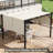 4 X 18ft Pergola Canopy Replacement, Khaki Blocking Cover, Compatible With 10 11.8ft Pergola, Simple And User- Install Suited For Assembly