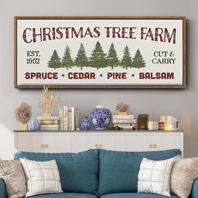 Christmas Tree Farm-, toile encadrée