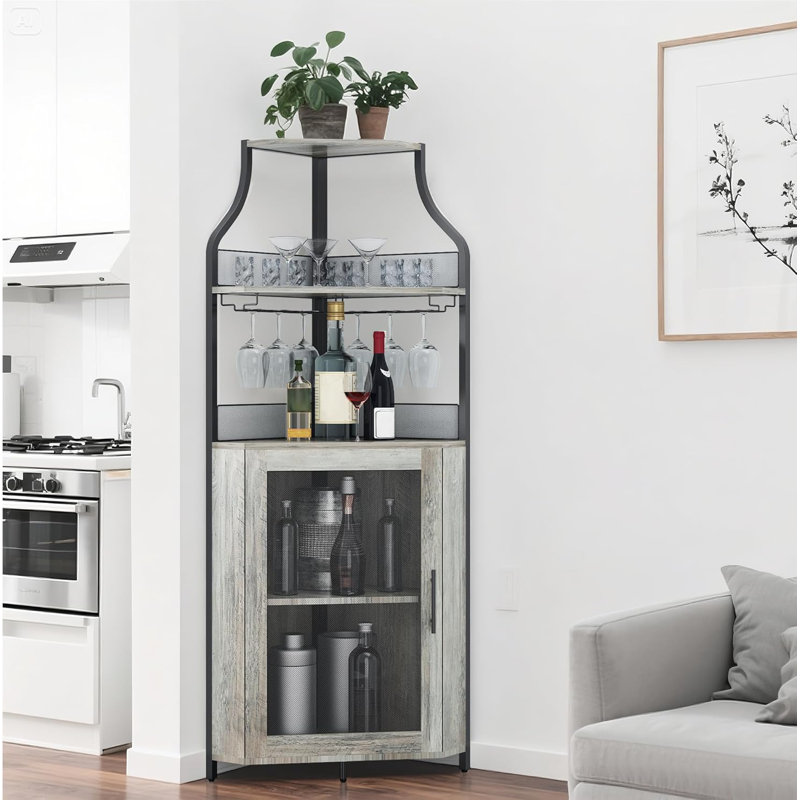 18.5cm Mini Bar, Grey