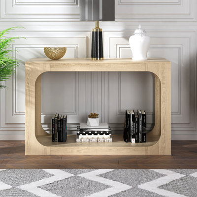 Farmhouse 55" Console Table With Storage