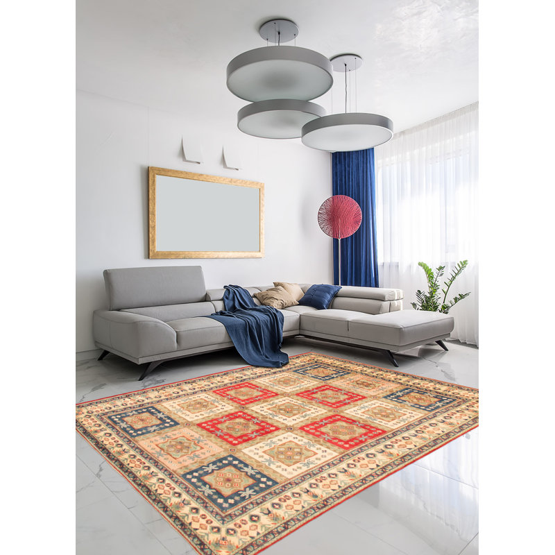 Tapis rouge Finest Ghazni 6 pi 9 po x 9 pi 9 po