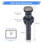 Drain escamotable de lavabo de salle de bain avec trop-plein-104234527