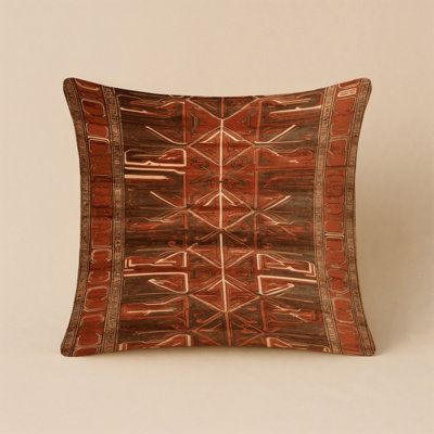 Checkered Indoor and Outdoor Throw Pillow