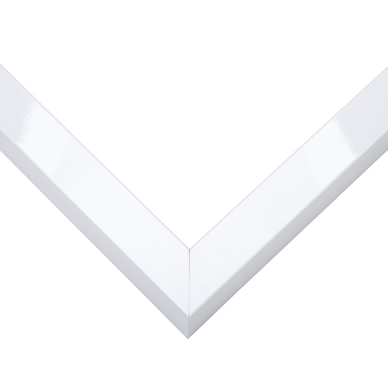 Solid Wood Shadow Box Picture Frame, White, 17" W x 20" H