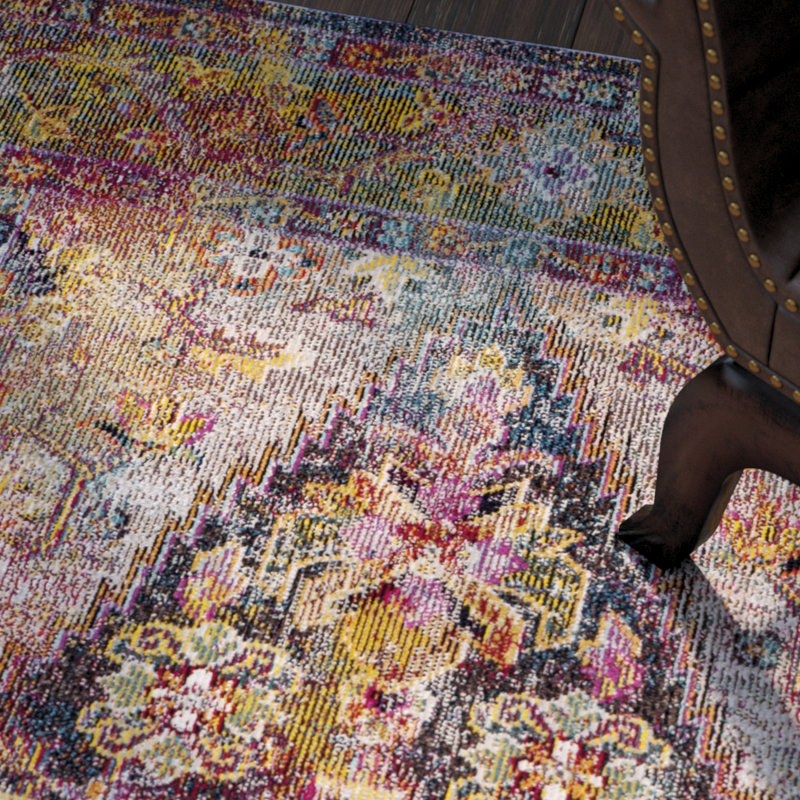 Myia Crystal Performance Oriental Rug, Rectangle 6'7" x 9'2"