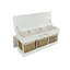 Polyester Upholstered Storage Bench