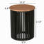 Table d'appoint en bois massif ACACIA