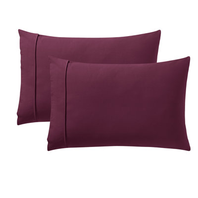 Taies d'oreiller en flanelle unie ultra douce par Sweet Home Collection