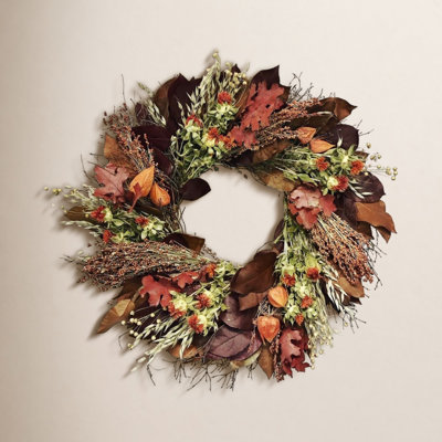 22" Handcrafted Floral Wreath