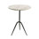 Glacier 18" Accent Table with Capri Beige Marble