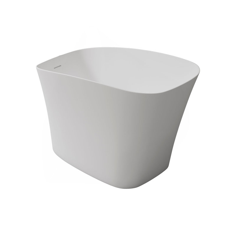 51" Solid Surface Soaking Bathtub