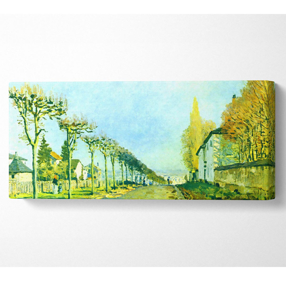 Sisley Street In Louveciennes - Leinwanddrucke auf Wrapped Canvas