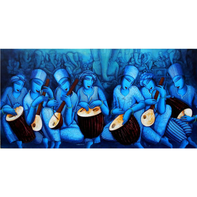 Sound Track Of Rhythm | Acrylic On Canvas | By Samir Sarkar