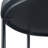 Monet 18"W Metal Industrial Round Side Table with Minimalist Design