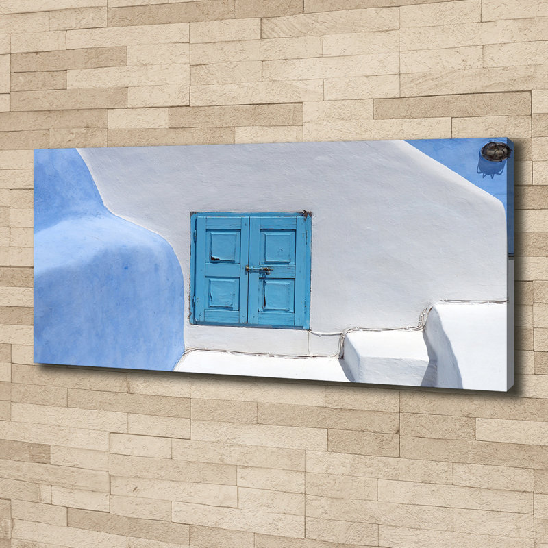 Santorini Greece - Wrapped Canvas Print