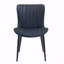 Set Of 2 Dining Chairs: Faux Leather Mid-Century Modern Modern Accent Chairs