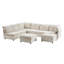 Talani Modern 322.5cm W 8 Seater Modular Corner Sofas with Hidden Storage-2135040138